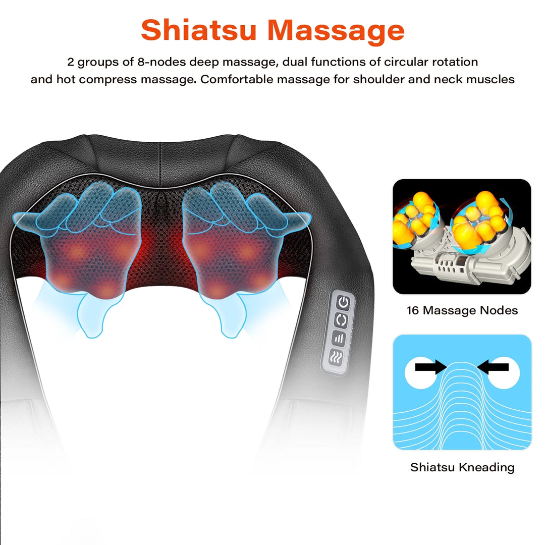 Neck and Shoulders Heated Massager