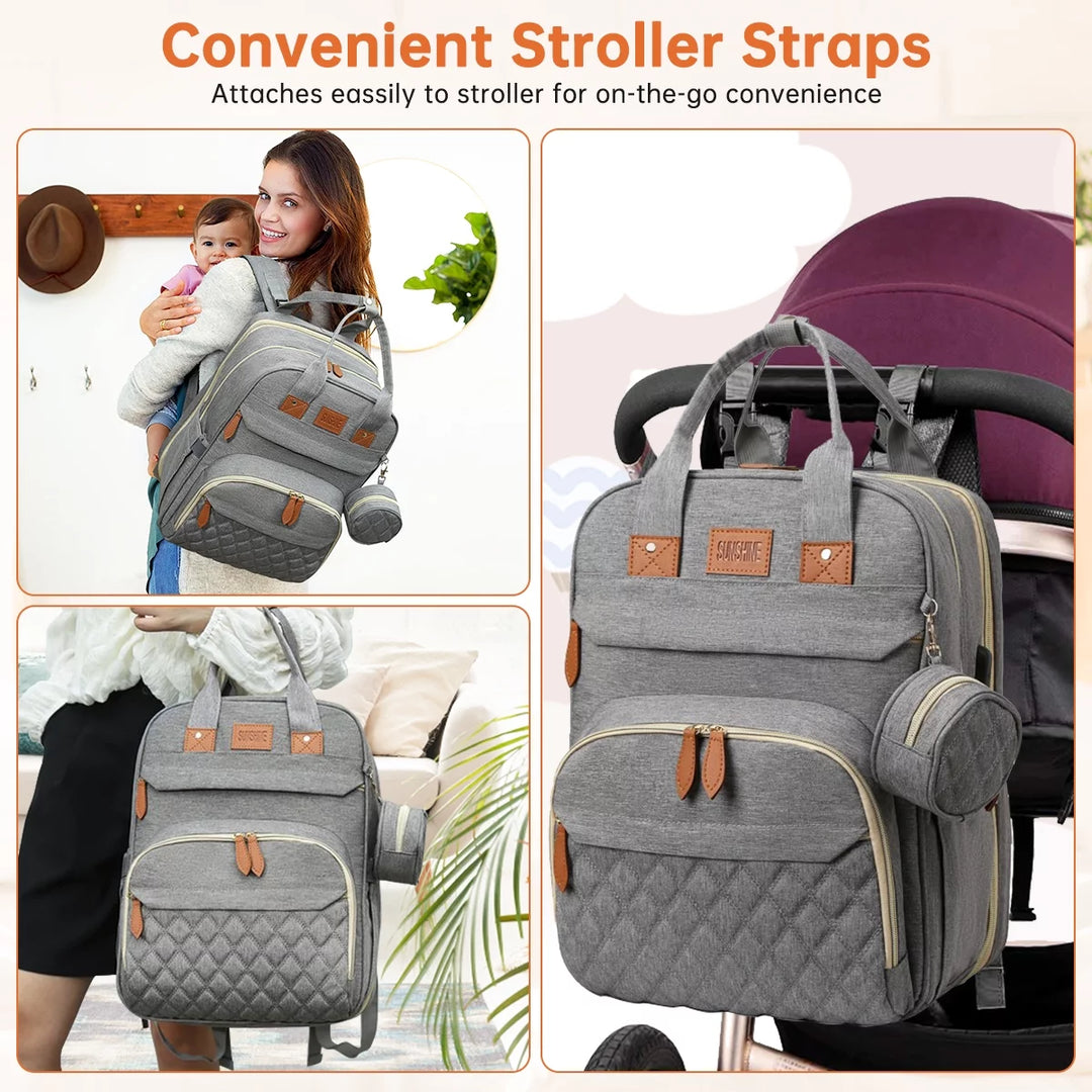 All-in-One Baby Diaper Bag