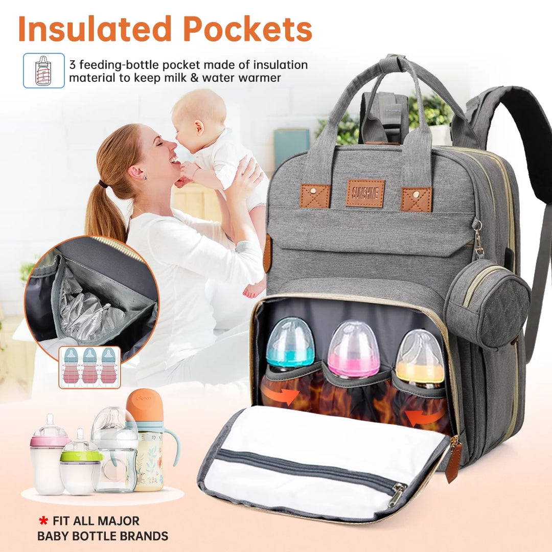 All-in-One Baby Diaper Bag