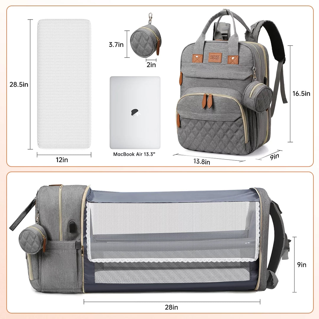 All-in-One Baby Diaper Bag